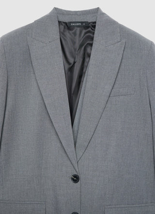 Blazerjacke mit Schlitz hinten