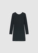 Vestito corto con strass e scollo a V sul retro - XXL