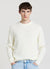 Knitted crew neck jumper