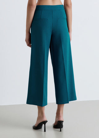 Pantaloni culotte a gamba ampia