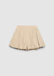 Shorts palloncino a tinta unita - L