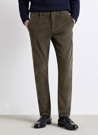 Corduroy chino trousers