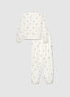 Pyjama-Set mit Herz-Print - XS