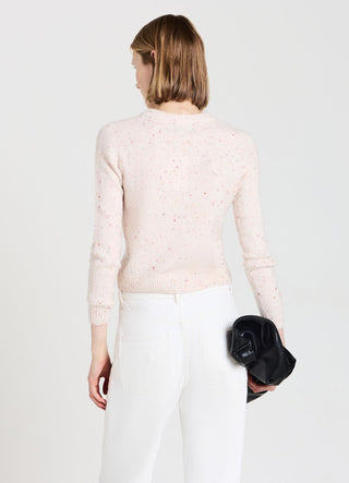 Pull à col rond et boutons