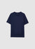 Uni-Farbener Rundhalsausschnitt T-Shirt