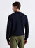 Long-sleeve solid colour polo shirt