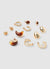 Pack of 6 assorted earrings