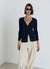 Cardigan in maglia a trecce