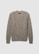 Sweater with raised cable knit - XS
