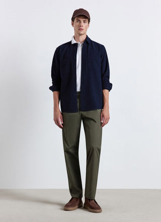 Camicia con tasche applicate