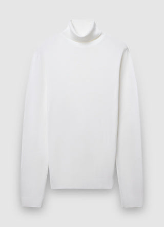 Pull à col roulé uni