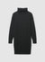Rollkragenpullover mit Zopfmuster