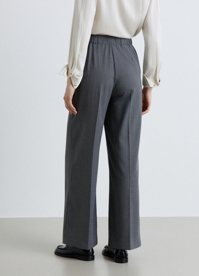 Pantaloni straight con coulisse e vita elasticizzata SAB0084328001S2292 ...