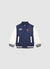 Bomber con patch stile college