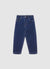 Long straight five-pocket jeans