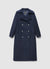 Cappotto doppiopetto con bottoni gioiello