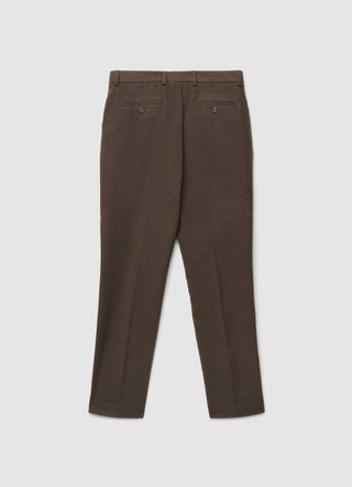 Pantaloni chino effetto lana