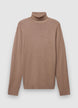 Plain turtleneck jumper - S