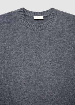 Maglia girocollo in misto lana