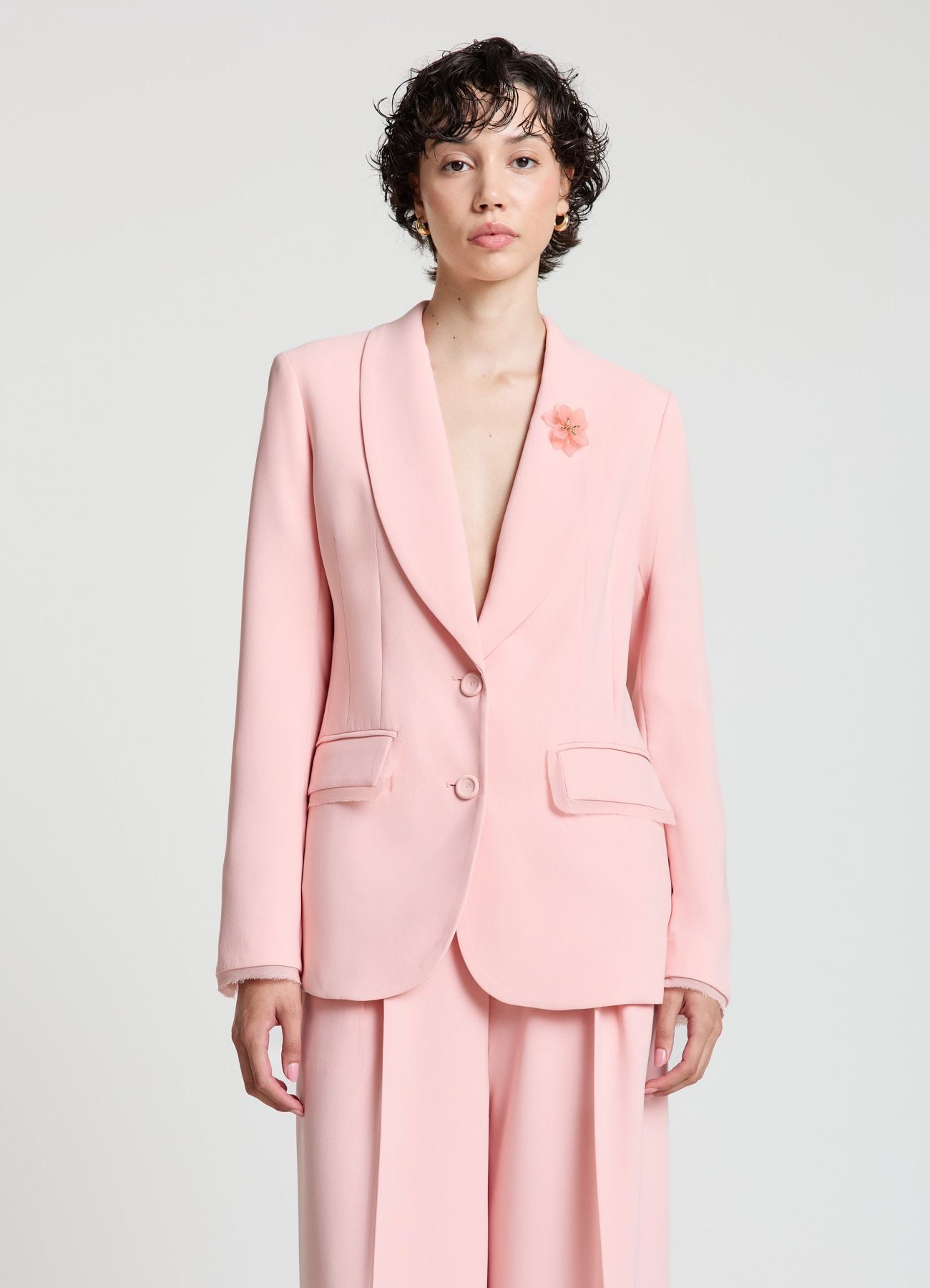 Central Chic - Stola - Donna Rosa rosa Taglia unica