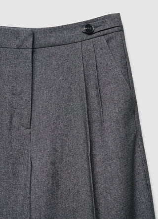 Solid-colour palazzo trousers