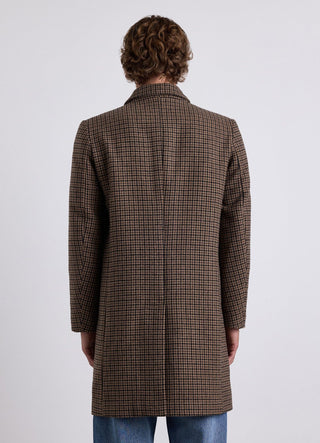 Cappotto lungo a quadri