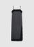 Vestito midi con spalline sottili e pizzo