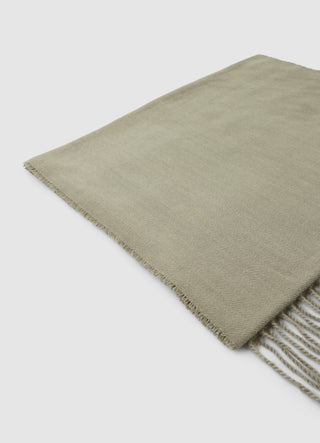 Satin scarf with fringes