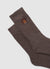 Ankle socks with dog embroidery