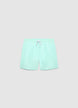Plain-colour swim shorts with a drawstring - M