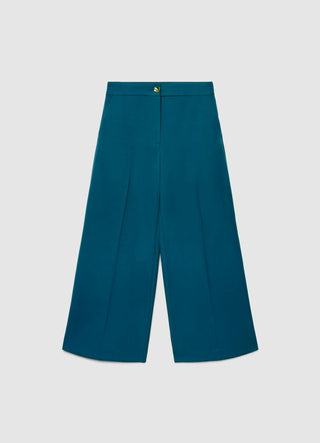 Pantaloni culotte a gamba ampia