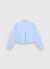 Camicia crop in cotone
