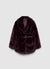 Cappotto midi effetto pelo con cintura