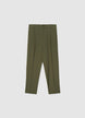 Trousers with pleats and elasticated waistband - XXL