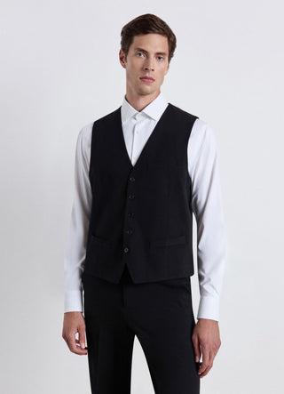 Elegant vest with V-neckline