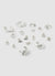 Pack of 9 assorted small earrings