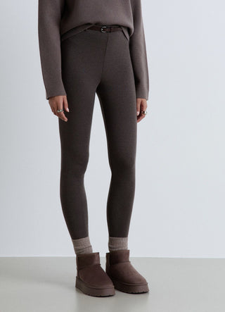 Leggings lunghi con cintura