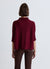 Maglia con collo cratere e maniche a 3/4