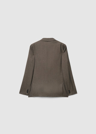 Einreihiger Hahnentritt-Blazer