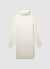 Rollkragenpullover mit Zopfmuster