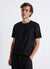 Plain-colour crew neck T-shirt