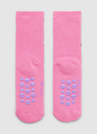 Non-slip socks with Kuromi print
