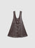 Pinafore dress with buttons
