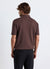 Plain polo shirt with collar and two buttons