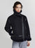 Gesteppte Jacke mit Fellkragen