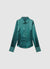 Camicia crop similsatin tinta unita