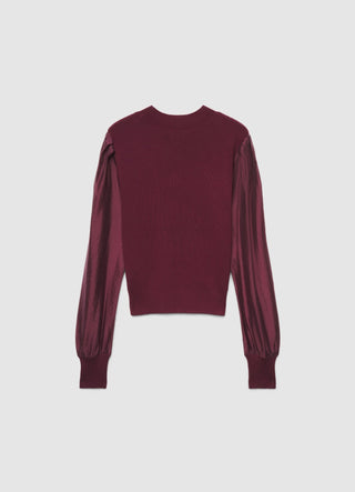 T-shirt con maniche lunghe in bitessuto