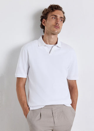 Plain colour polo T-shirt