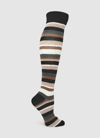 Long striped socks