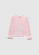T-shirt con stampa Frozen e polsini effetto peluche - 4-5